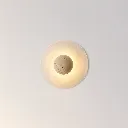 Trav Smoked Glass Halo Wall Sconce 1.webp