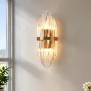 Ivory Gold Clear Glass Wall Sconce-1.webp