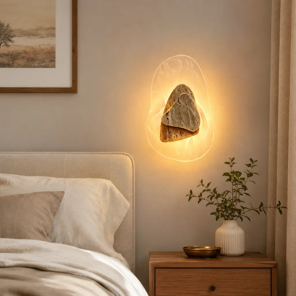 Trav Oval Smoked Glass Halo Wall Sconce-3.webp