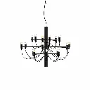 Haven 18-Light Black Modern Chandelier.webp