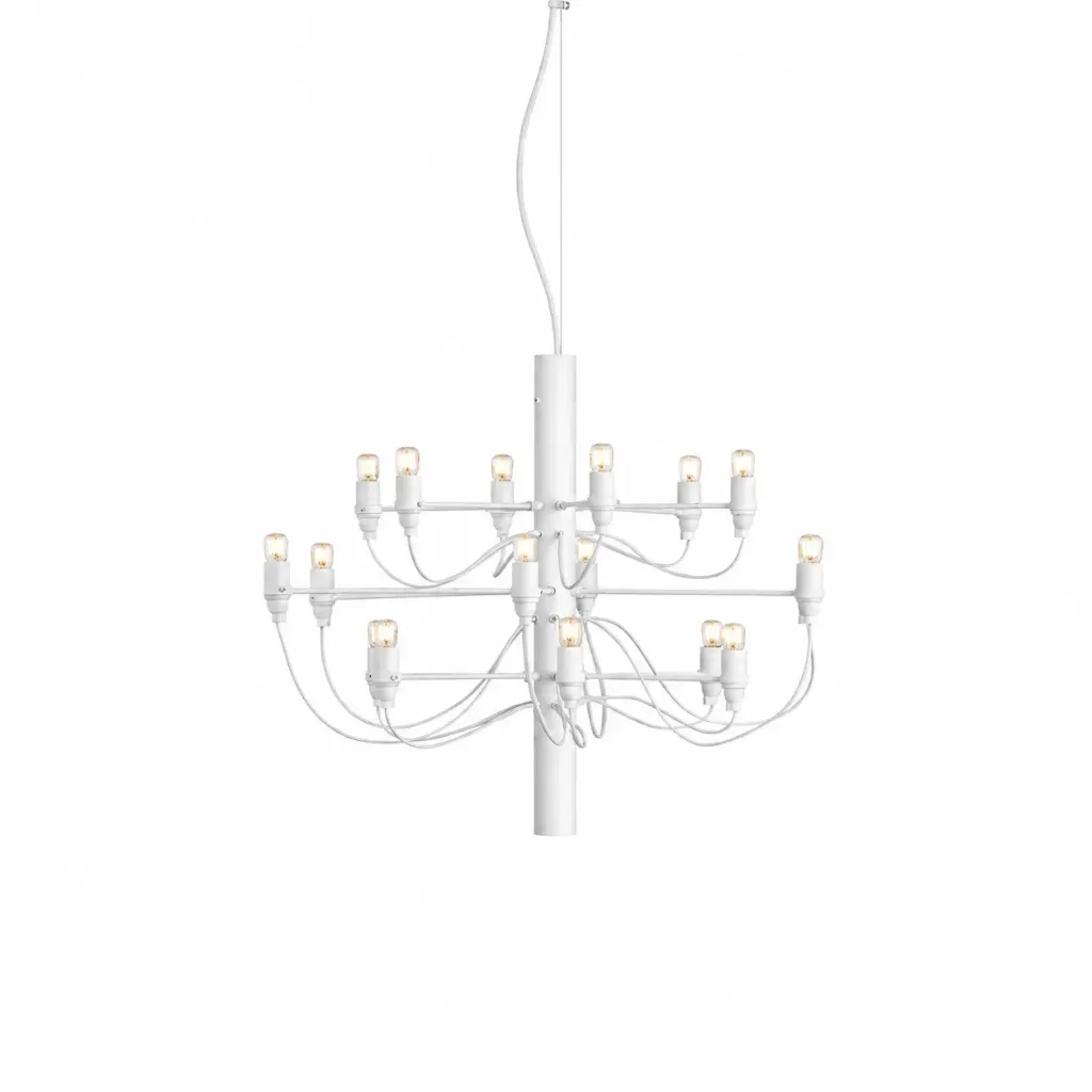 Haven 18-Light White Modern Chandelier.webp