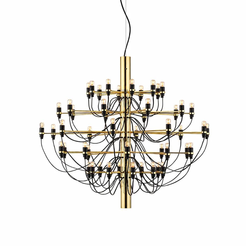 Haven 50-Light Gold Modern Chandelier.webp