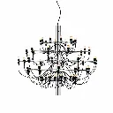 Haven 50-Light Chrome Modern Chandelier.webp