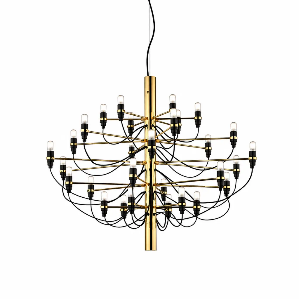 Haven 30-Light Gold Modern Chandelier.webp