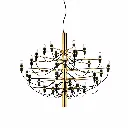 Haven 30-Light Gold Modern Chandelier.webp