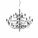 Haven 30-Light Chrome Modern Chandelier.webp