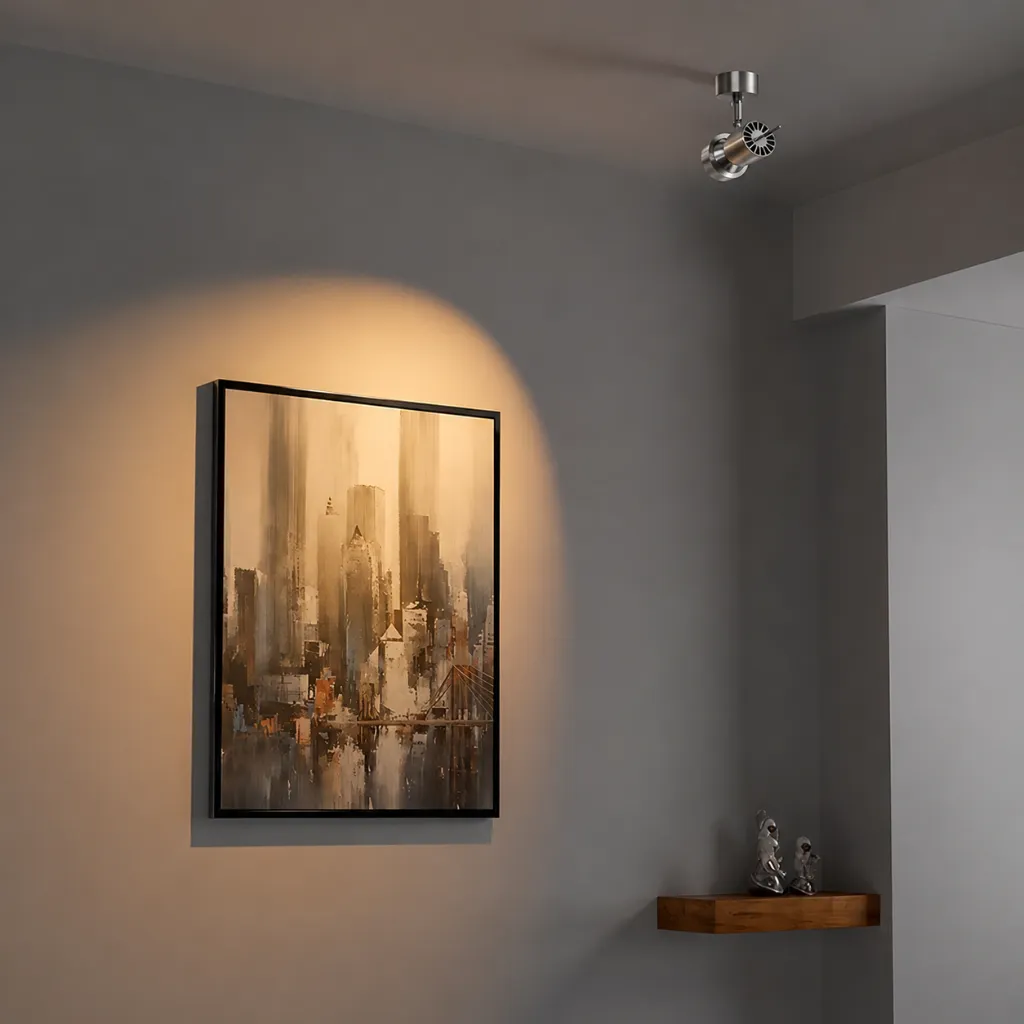 Brisa Bauhaus Silver Adjustable Spotlight2.webp