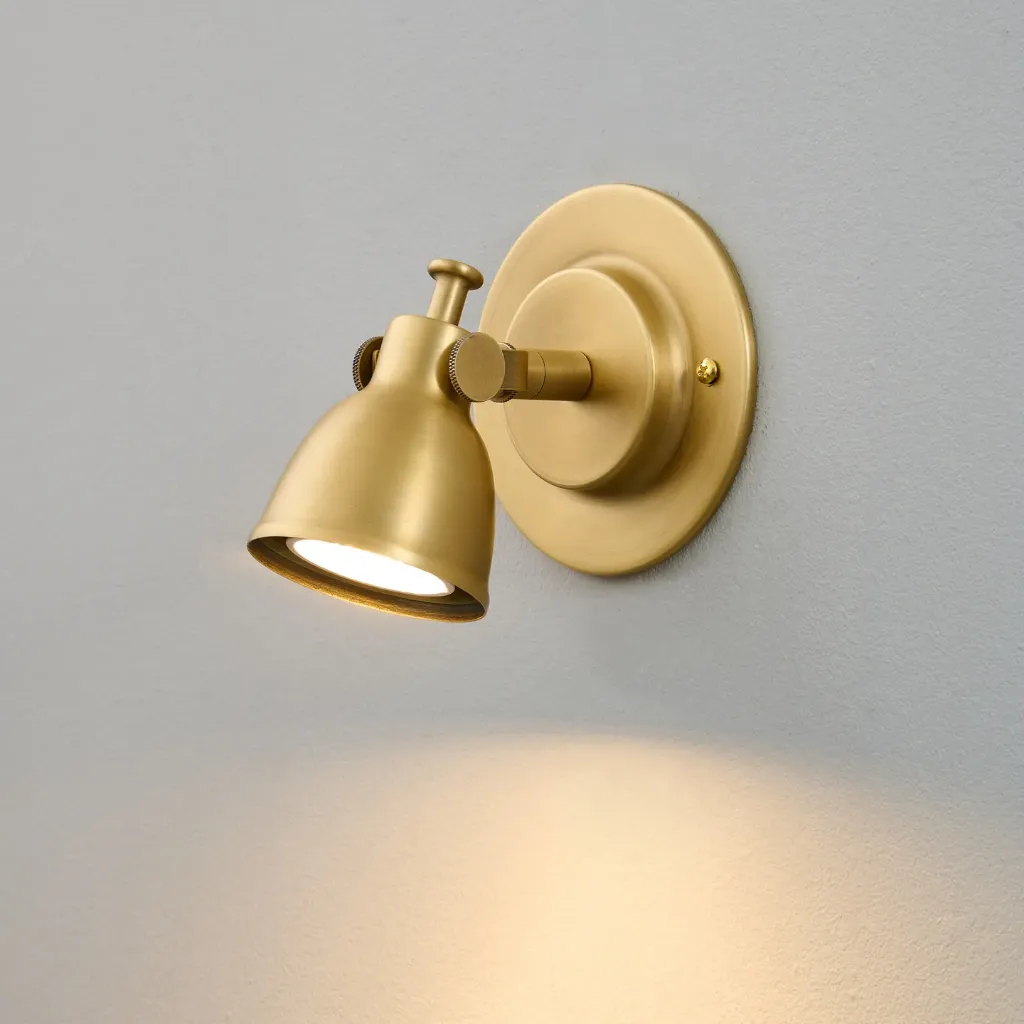 Solid Copper Cone Shade Wall Sconce