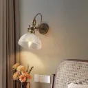 Vintage Solid Copper Industrial Wall Sconce - Retro Metal Light Fixture