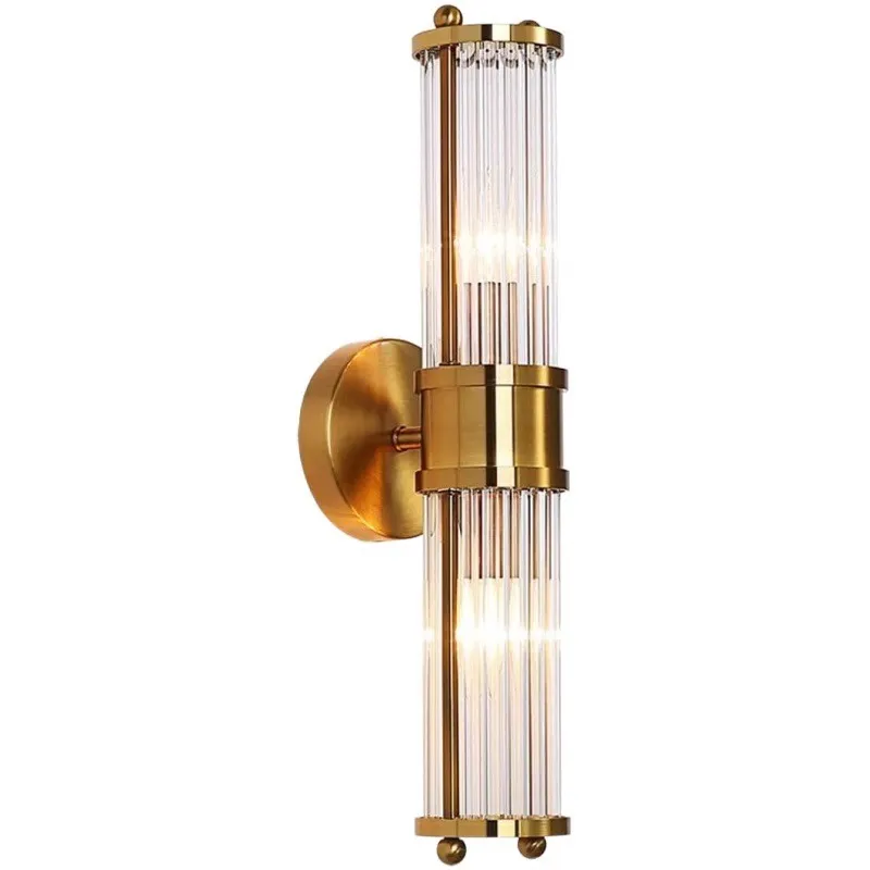 Arden 2-Light Clear Glass Wall Sconce