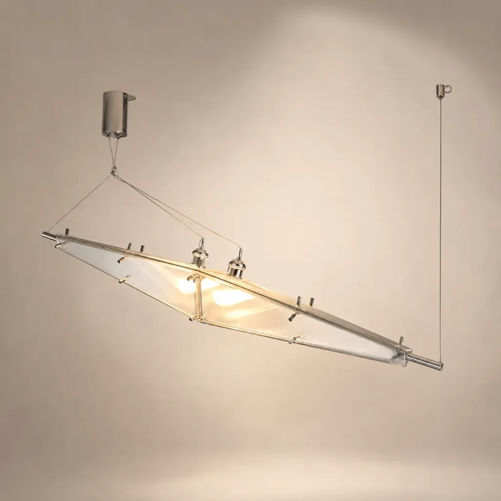 Cove Frosted Glass Pendant Light (110cm)