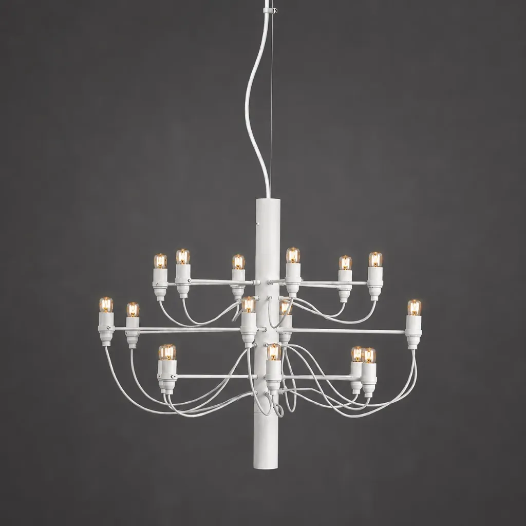 Haven 18-Light Modern Chandelier (White)