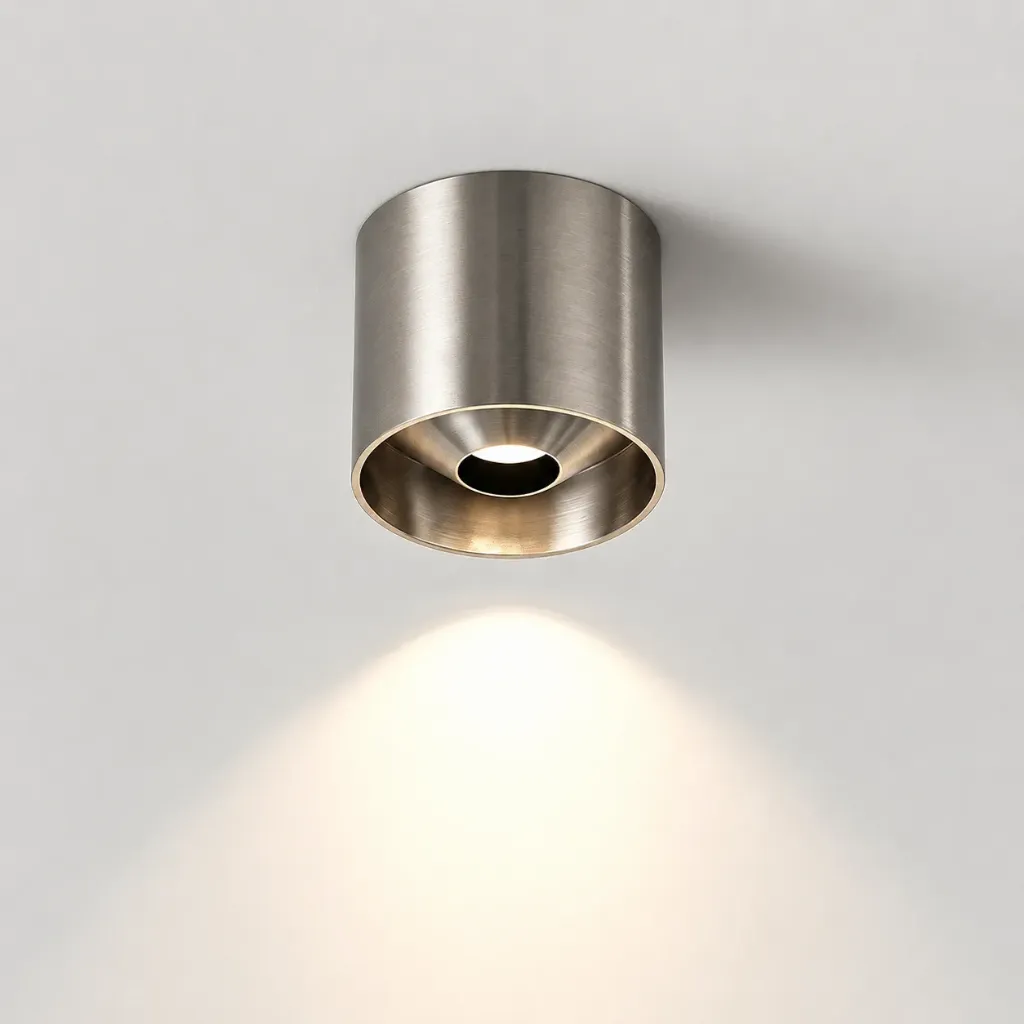 Brisa Bauhaus Silver Surface-Mounted Spotlight