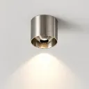 Brisa Bauhaus Chrome Aluminum Surface-Mount Spotlight, 3000K 36° Indoor Ceiling Light