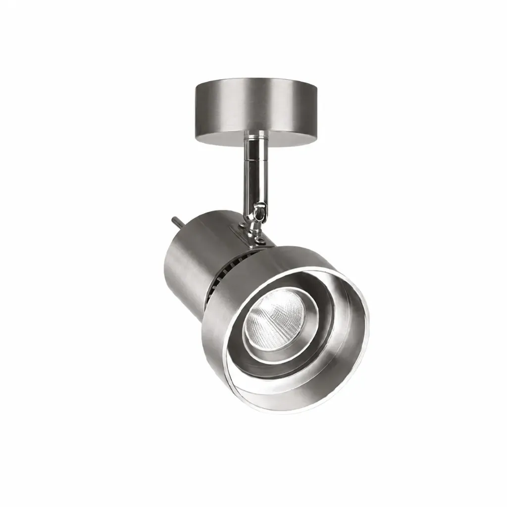 Brisa Bauhaus Silver Adjustable Spotlight