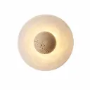 Trav Smoked Glass Halo Wall Sconce